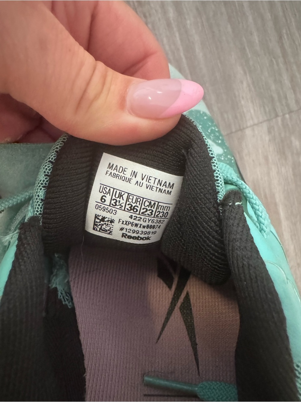 Reebok Aqua Teal Legacy Lifter View 4